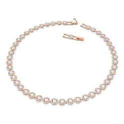 Online Elegant Rose Gold Necklace Dame Smykker