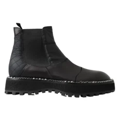 Best Elegant Ankel Stretch Støvler Chelsea Boots