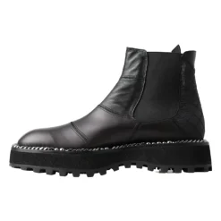 Best Elegant Ankel Stretch Støvler Chelsea Boots
