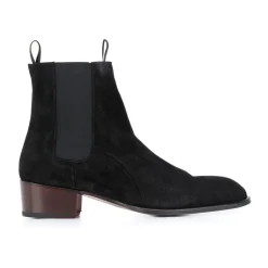 Outlet Elegant Læder Ankelstøvler Chelsea Boots