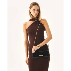 Clearance Elegant patent læder clutch taske Dame Clutch