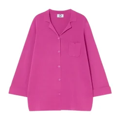 New Elegant Strik med Knapdetaljer Dame Striktrøjer & Sweatere