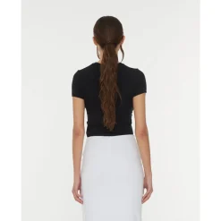 Clearance Elegant Twisted T-Shirt Dame T-Shirts