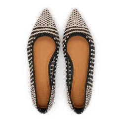 Clearance Elegante Flettede Læderpumps Dame Ballerina Sko