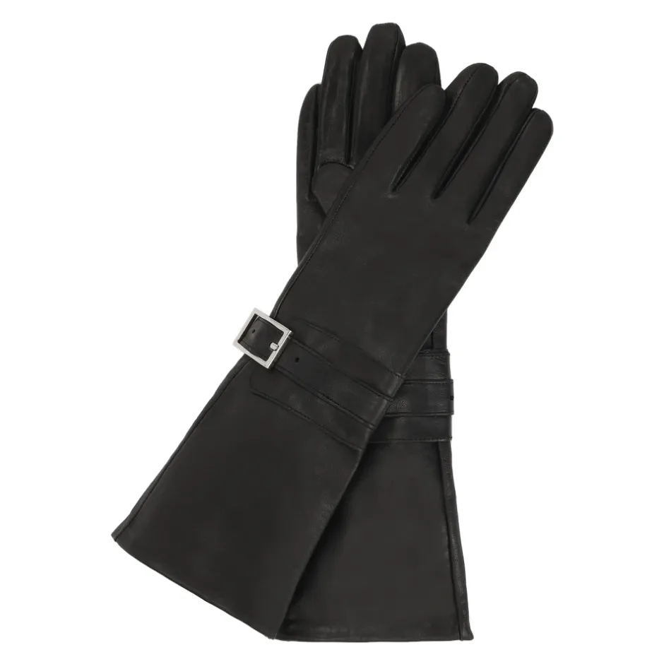 Best Elegante lange handsker med dekoration Dame Handsker