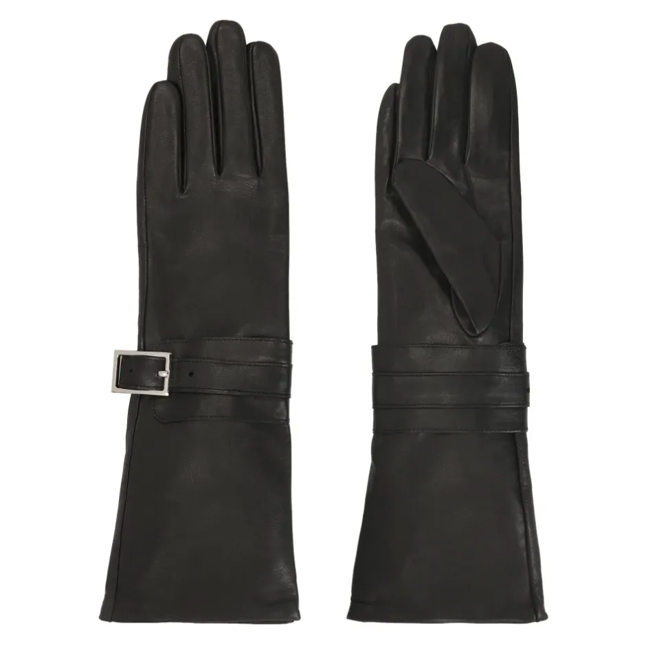 Best Elegante lange handsker med dekoration Dame Handsker