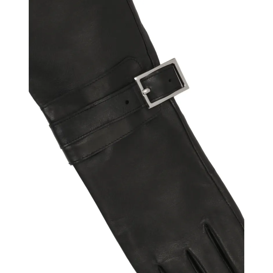 Best Elegante lange handsker med dekoration Dame Handsker