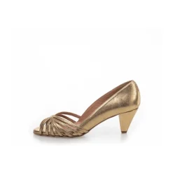 Best Elegante Læder Pumps med Tynde Remme Dame Pumps|Stiletter