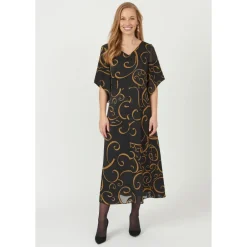 Hot ELJade - Mustard Dame Kjoler
