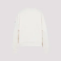 Clearance Embroidered Logo Cotton Sweatshirt Dame Sweatshirts