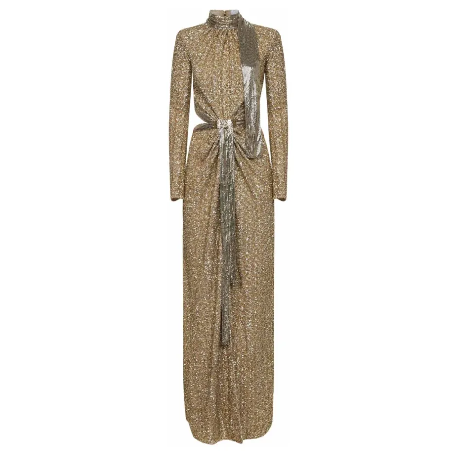 Hot Embroidered Sequin Gown Dame Kjoler