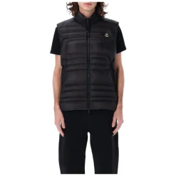Emeishan Snake-quilted Down Gilet Jakker