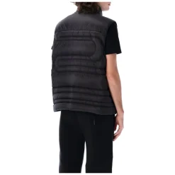 Emeishan Snake-quilted Down Gilet Jakker