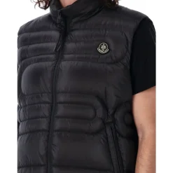 Emeishan Snake-quilted Down Gilet Jakker