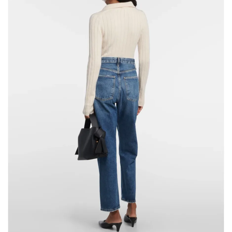 New 90'erne Straight Leg Jeans Essence Dame Jeans