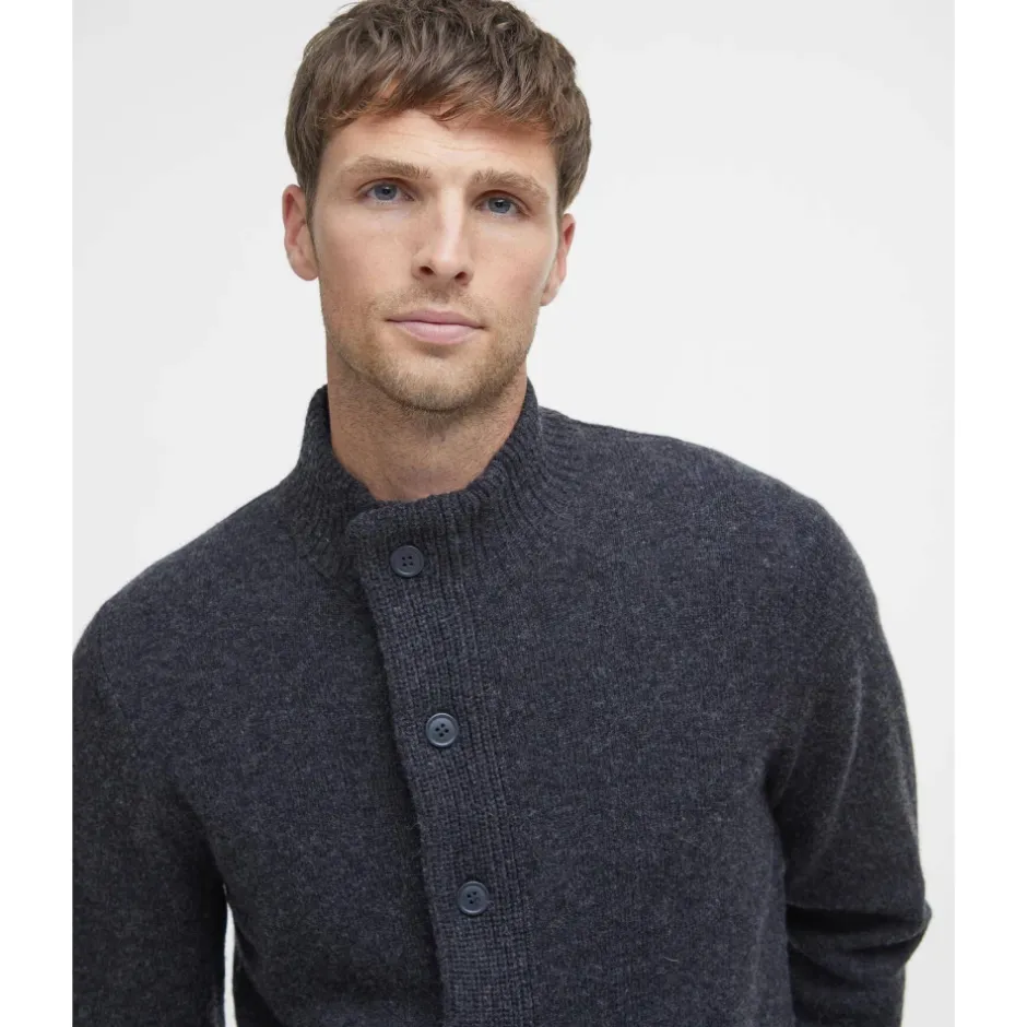 Outlet Essential Albue-Patch Cardigan Strik