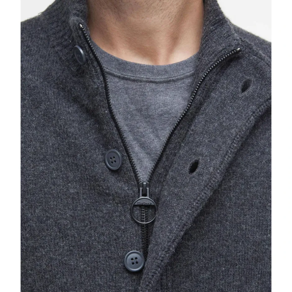 Outlet Essential Albue-Patch Cardigan Strik