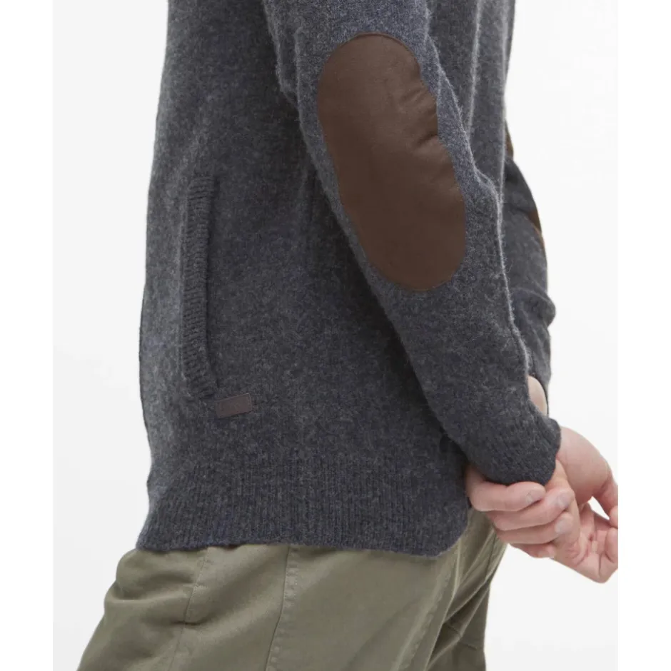 Outlet Essential Albue-Patch Cardigan Strik
