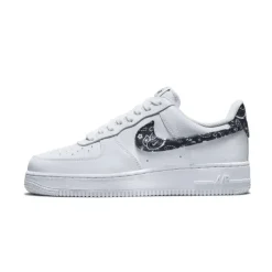 Hot Essential White Black Paisley Sneakers Dame Sneakers