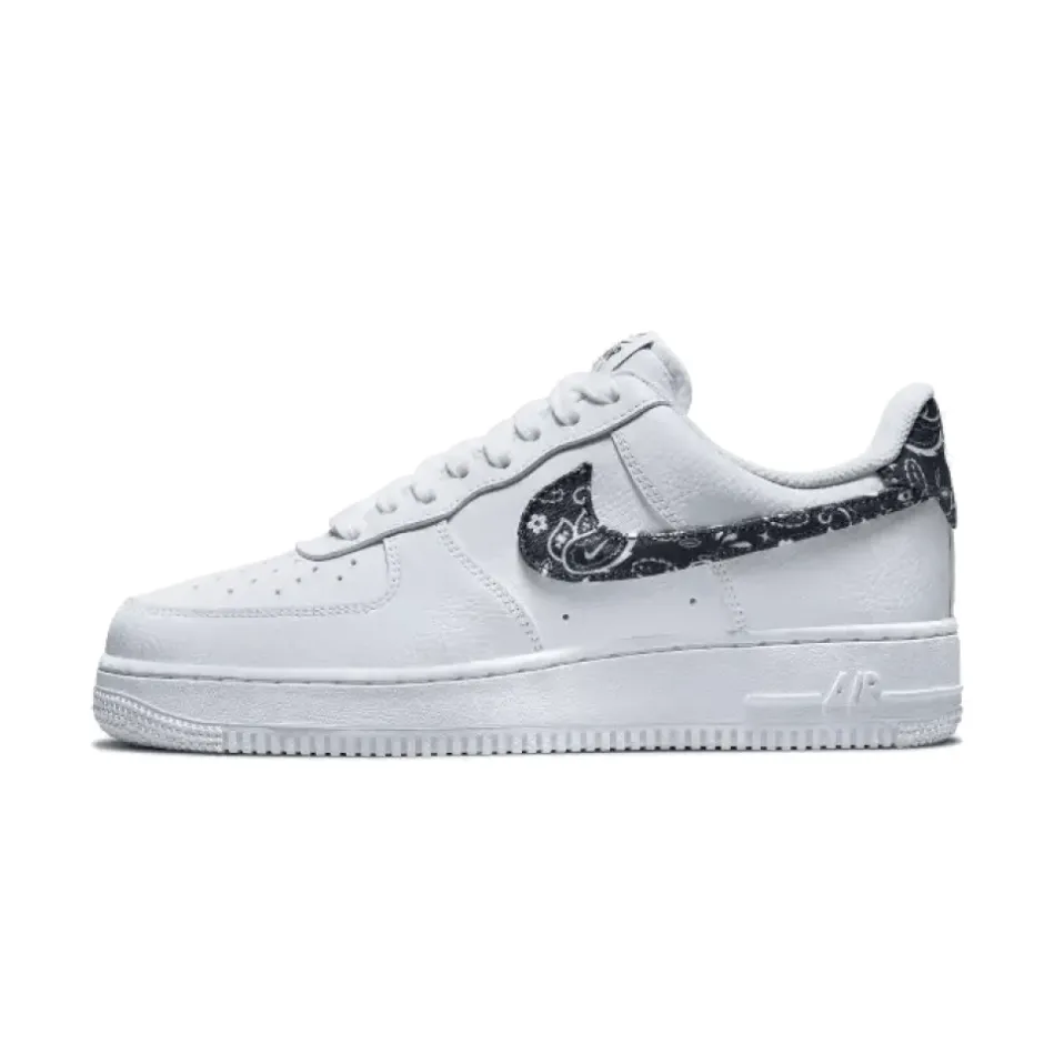 Hot Essential White Black Paisley Sneakers Dame Sneakers
