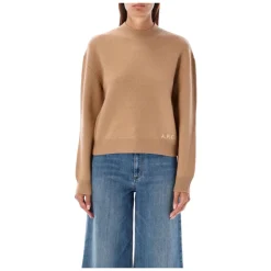 Sale Esther Strik Crew Neck Sweater Dame Striktrøjer & Sweatere