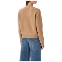 Sale Esther Strik Crew Neck Sweater Dame Striktrøjer & Sweatere