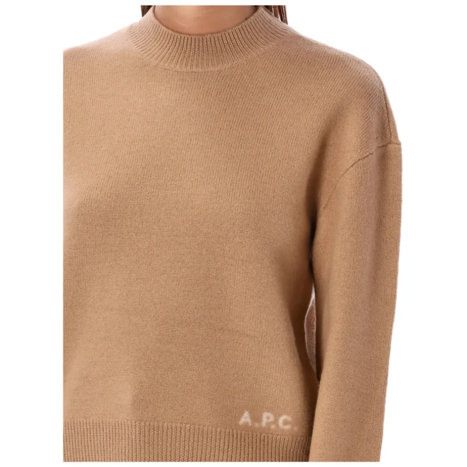 Sale Esther Strik Crew Neck Sweater Dame Striktrøjer & Sweatere