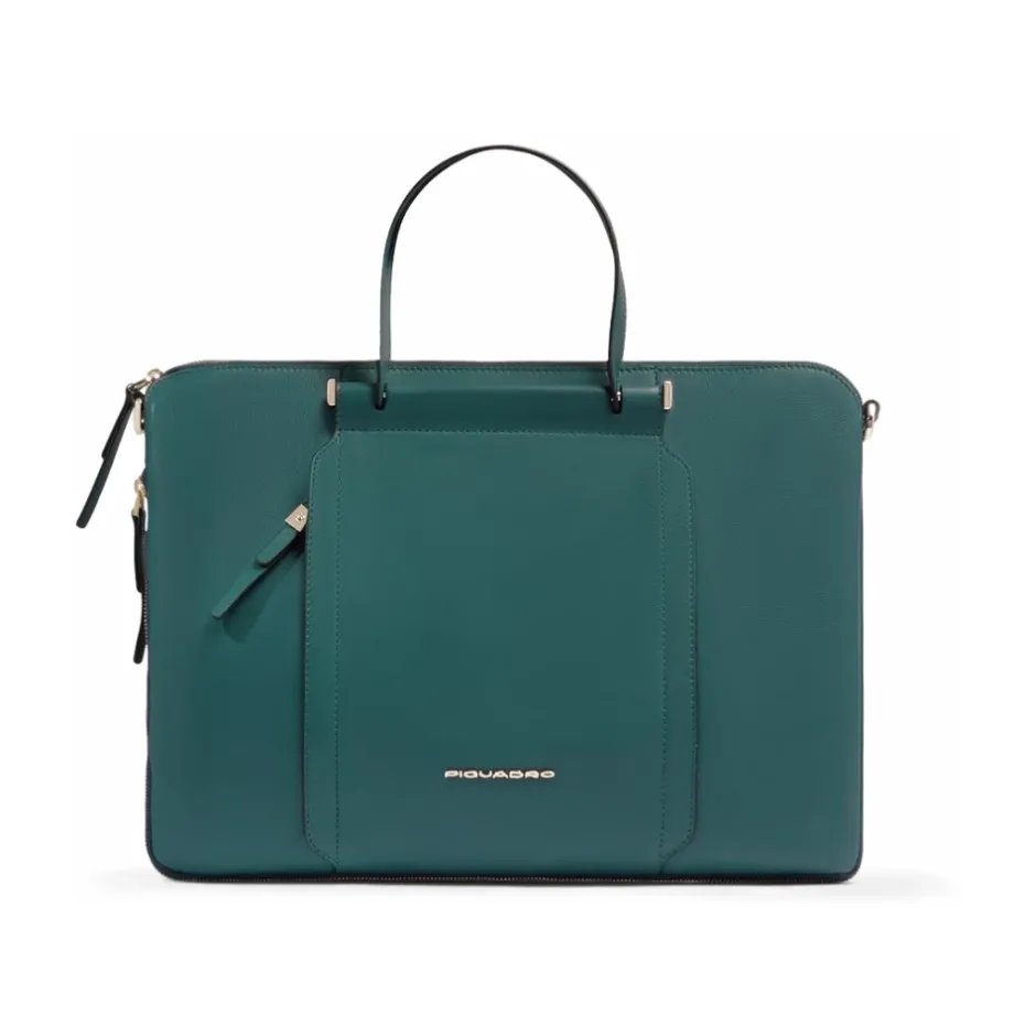 Hot Expandable, slim women's laptop bag with iPad® compartment, shock absorbing and RFID protection Dame Laptop Tasker