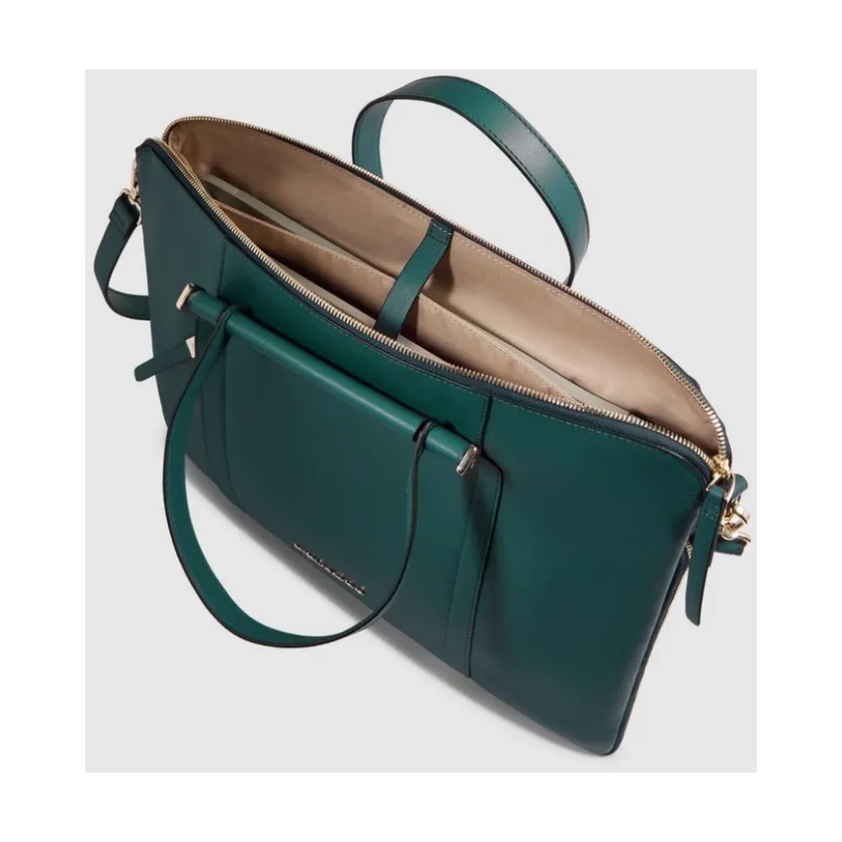 Hot Expandable, slim women's laptop bag with iPad® compartment, shock absorbing and RFID protection Dame Laptop Tasker
