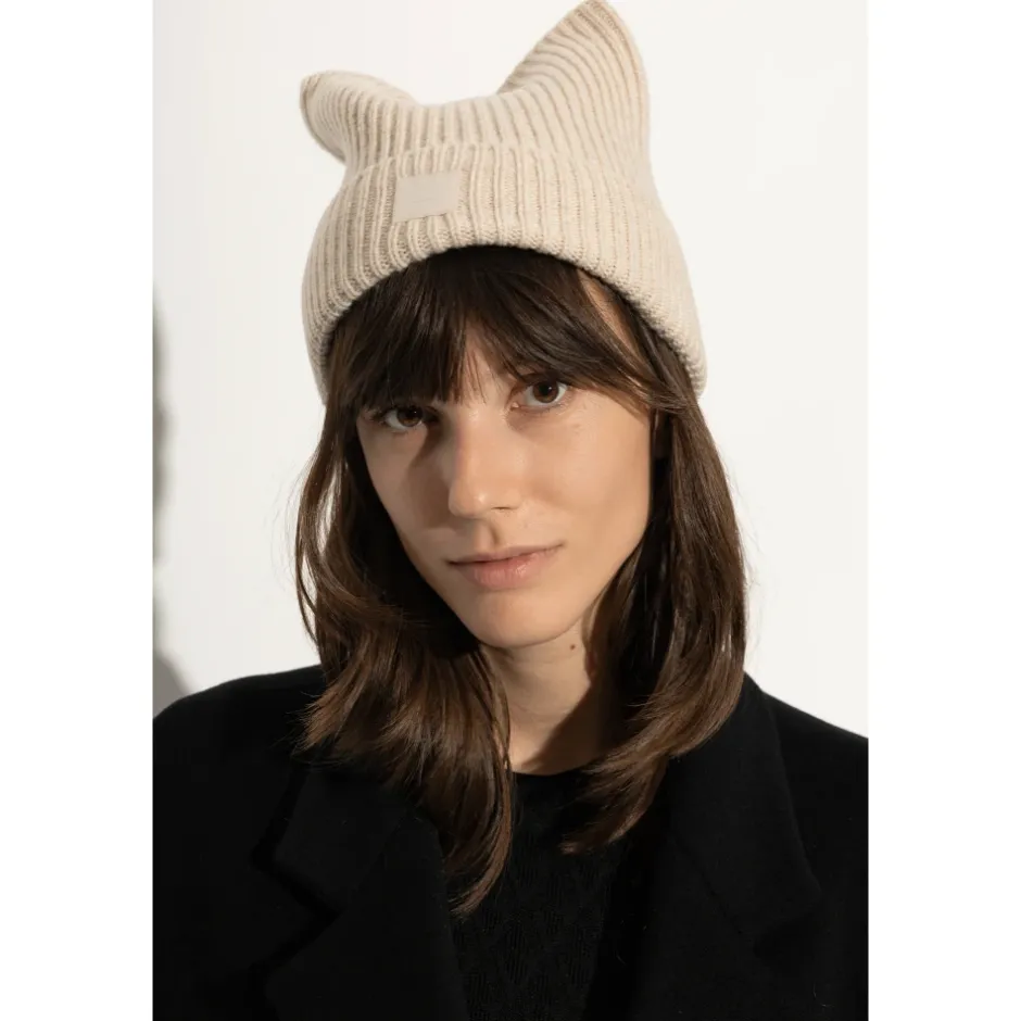 New Face Logo Square Beanie Dame Huer, Kasketter & Hatte|Huer & Kasketter