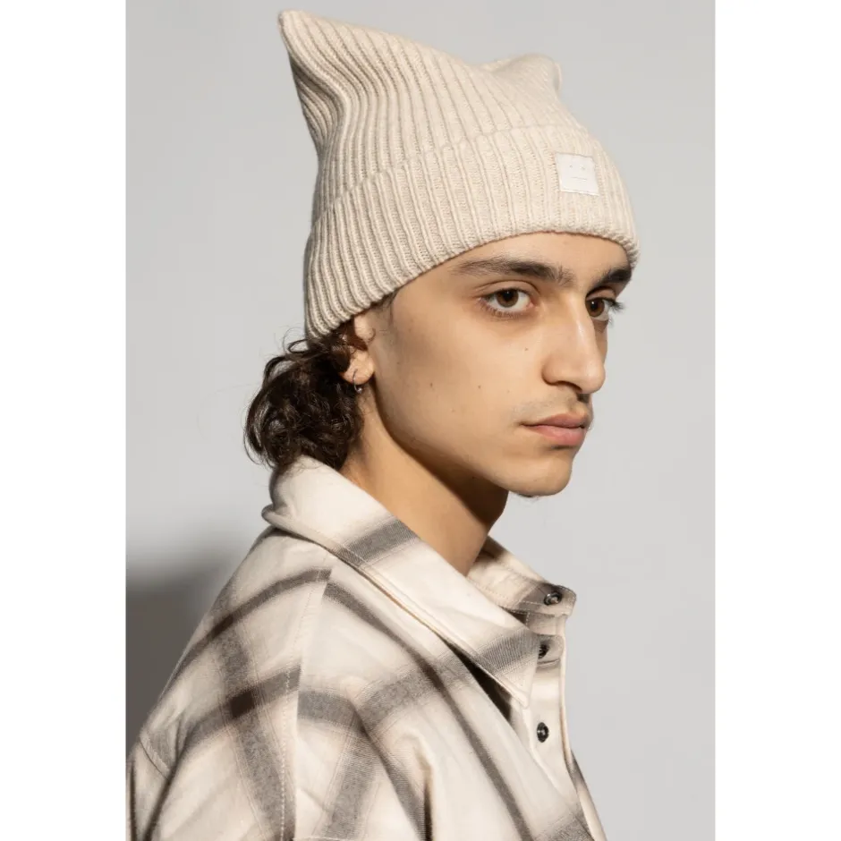 New Face Logo Square Beanie Dame Huer, Kasketter & Hatte|Huer & Kasketter