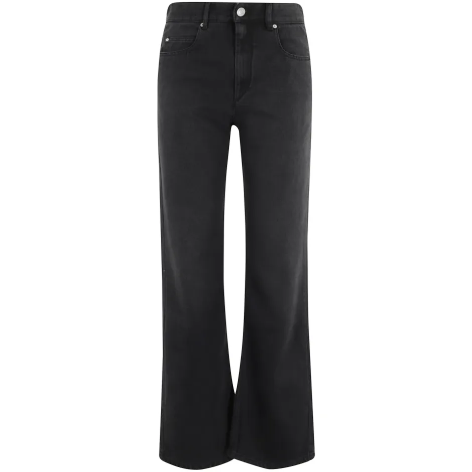 Discount Faded Black Straight Leg Jeans Dame Jeans
