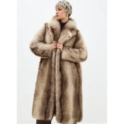 Hot Faux Fur Coat Natalie Dame Jakker
