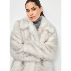 Outlet Faux Fur Coat Natalie - Dame Frakker