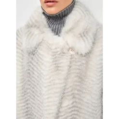 Outlet Faux Fur Coat Natalie - Dame Frakker