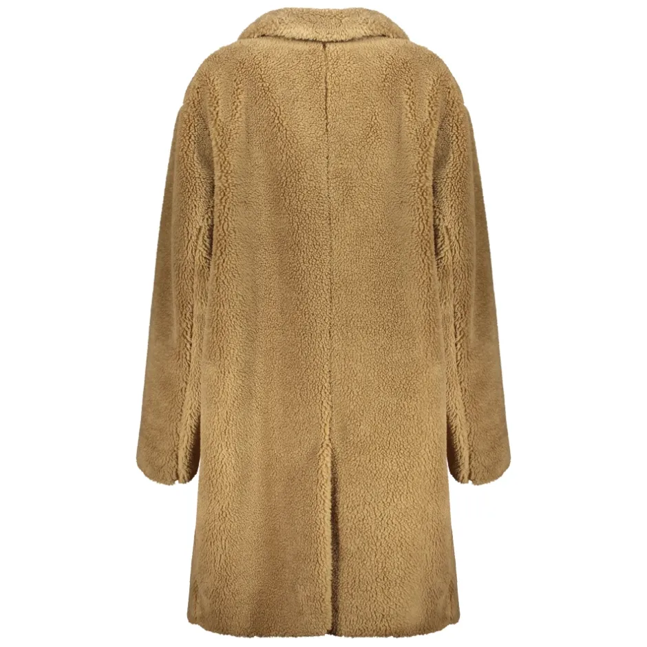 Hot Faux Fur Lapel Krave Frakke Frakker