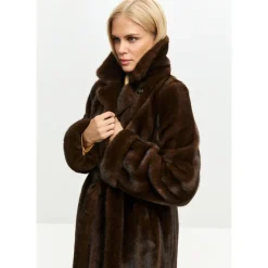 New Faux Fur Shearling Jackets Dame Jakker