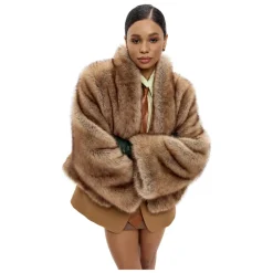 Discount Faux Fur Shearling Jackets Dame Jakker
