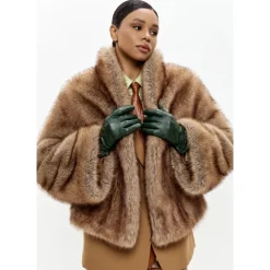 Discount Faux Fur Shearling Jackets Dame Jakker