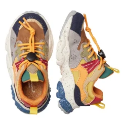 Sale Faux leather and technical fabric sneakers YAMANO 3 JUNIOR. Børn Sneakers