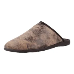 Discount Faux Leather Comfort Slippers Hjemmesko