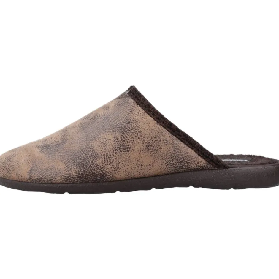 Discount Faux Leather Comfort Slippers Hjemmesko