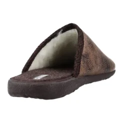 Discount Faux Leather Comfort Slippers Hjemmesko