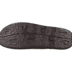 Discount Faux Leather Comfort Slippers Hjemmesko