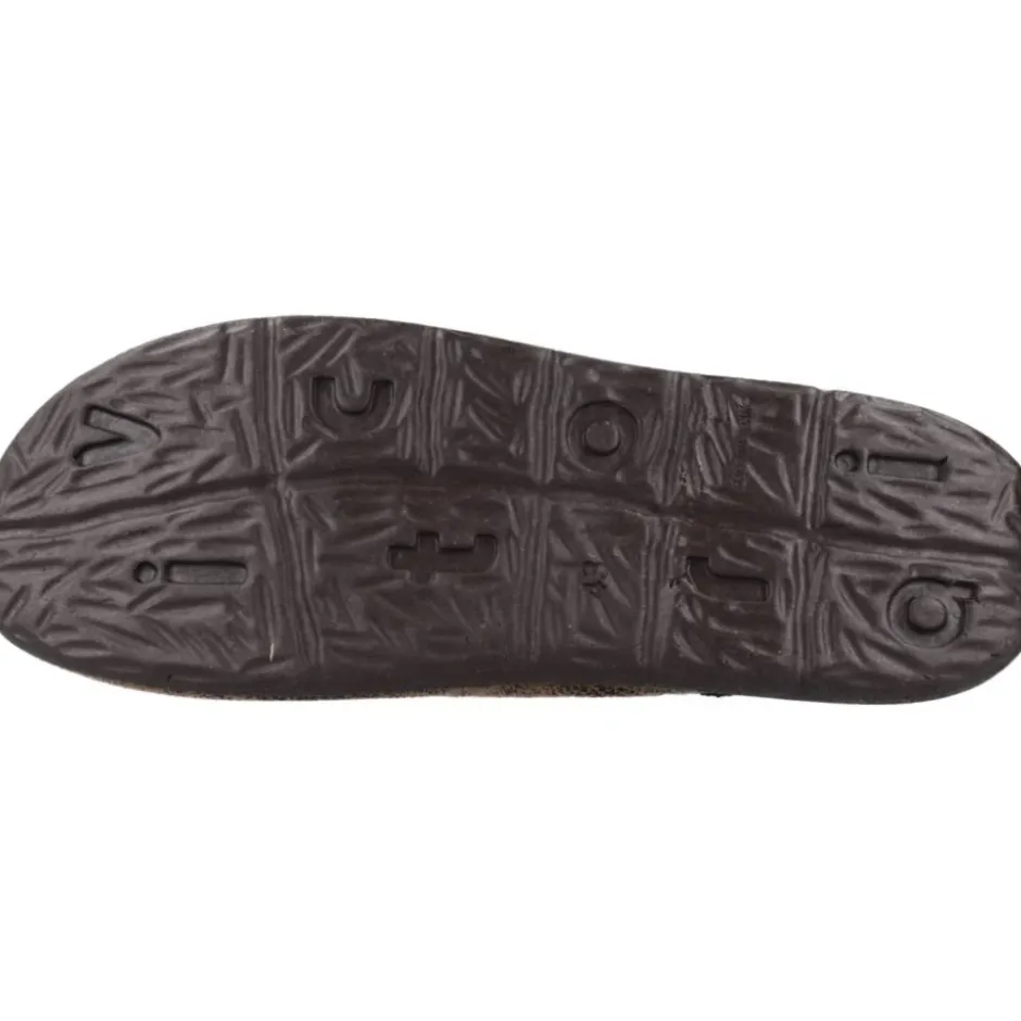 Discount Faux Leather Comfort Slippers Hjemmesko