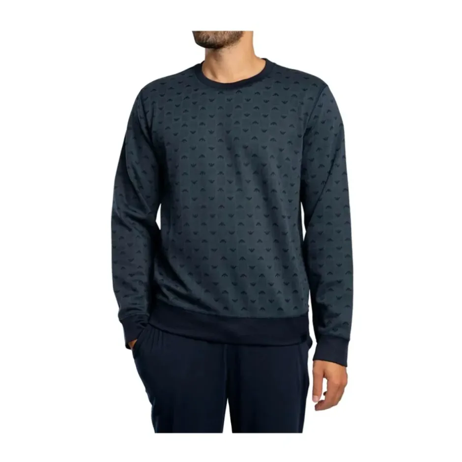 Outlet Felpa Lounge Jacquard Trøjer|Sweatshirts
