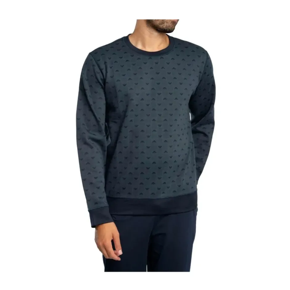 Outlet Felpa Lounge Jacquard Trøjer|Sweatshirts