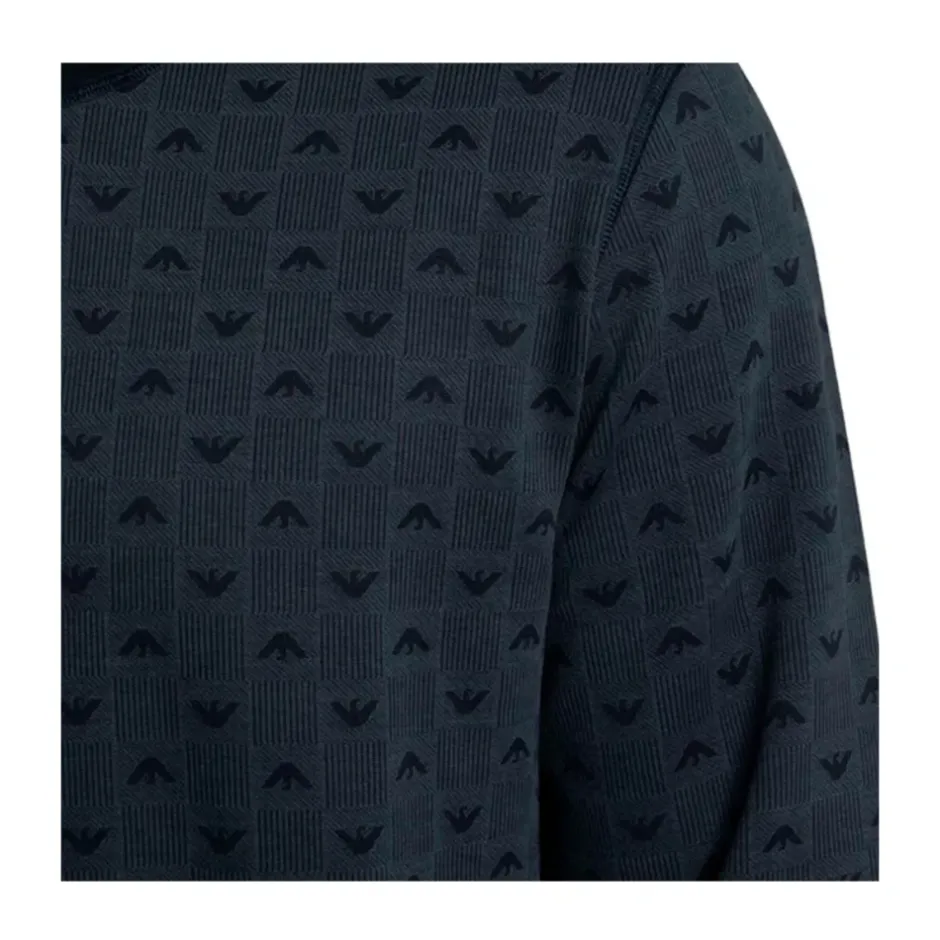 Outlet Felpa Lounge Jacquard Trøjer|Sweatshirts
