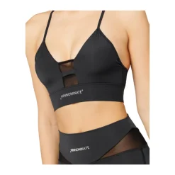 Outlet Fitness Top med Tyl Indsats T-Shirts & Toppe