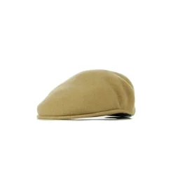 Sale Flad Kasket Kameluld Broderet Logo Huer, Kasketter & Hatte